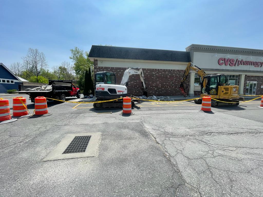 CVS Pharmacy parking lot repair