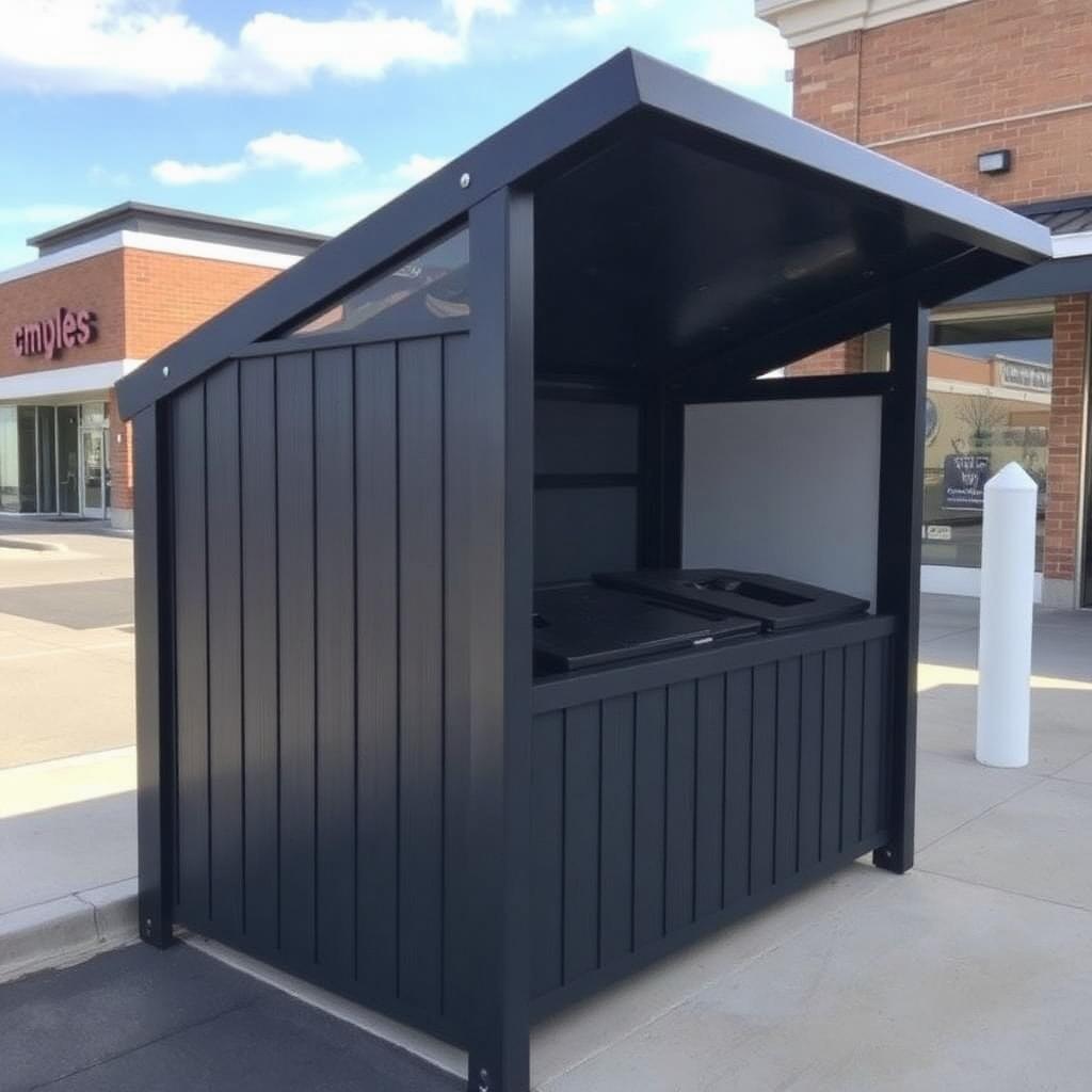 Composite dumpster enclosure